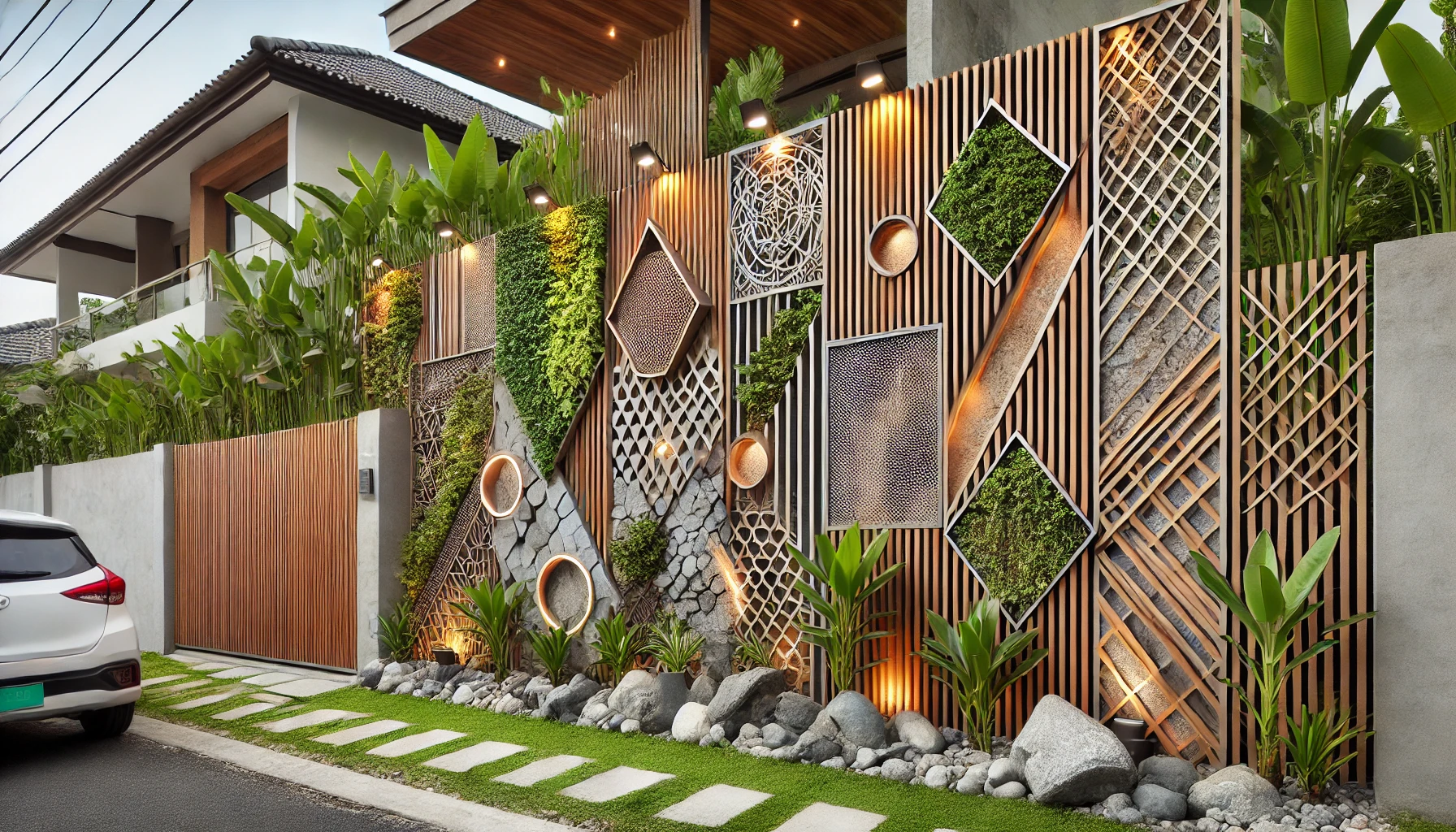 desain pagar rumah